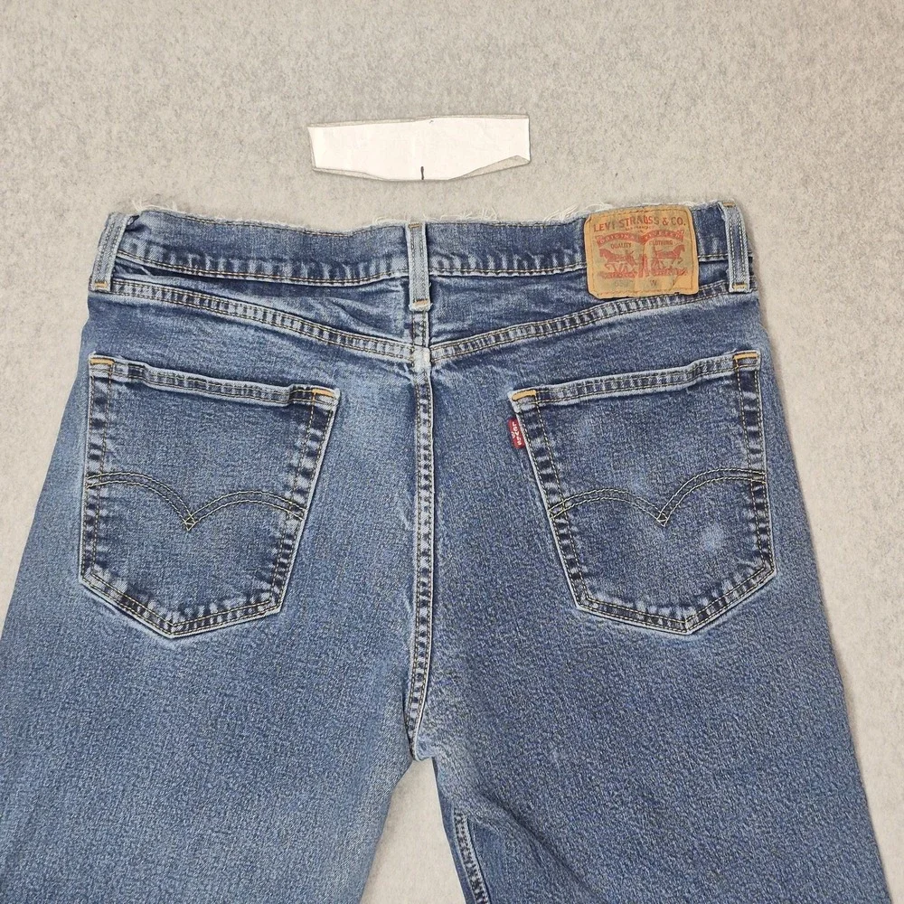 Levi's 550 Men Jeans 36X38 Blue Denim Relaxed Fit 35